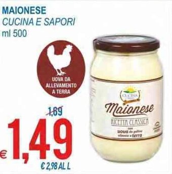 MD Discount Cucina e Sapori Maionese 500 ml offerta
