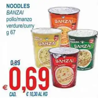 Banzai Noodles 67g