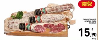 Spazio Conad Salame Nobile Gentile Casa Modena offerta
