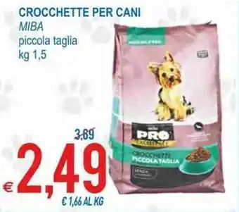 MD Discount Miba Crocchette per Cani 1,5 kg offerta
