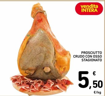 Spazio Conad Prosciutto Crudo Con Osso Stagionato offerta