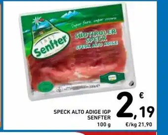 Spazio Conad Speck Alto Adige IGP Senfter 100g offerta