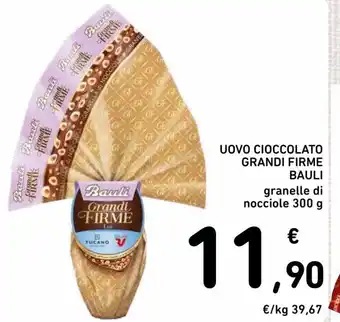 Spazio Conad Uovo Cioccolato Grandi Firme Bauli granelle di nocciole 300g offerta