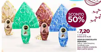 Unicoop Perugina Uovo di Ciocolato 345g offerta
