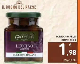 Spazio Conad Olive Carapelli leccino, 165g offerta