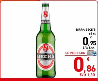 Spazio Conad Birra Beck's 66 cl offerta