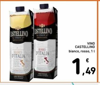 Vino Castellino bianco, rosso, 1 L