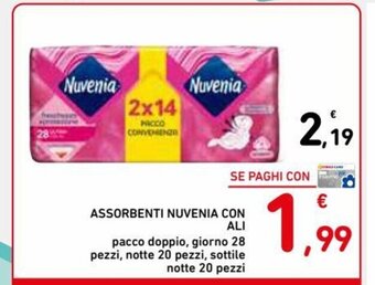 Spazio Conad Assorbenti Nuvenia Con Ali offerta