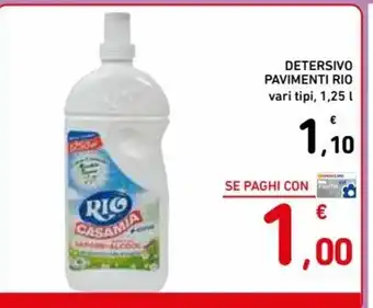 Spazio Conad Detersivo Pavimenti Rio vari tipi, 1,25 L offerta
