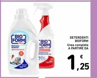 Spazio Conad Detergenti Bioform linea completa a Partire Da offerta