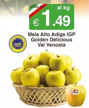 Mela Alto Adige IGP Golden Delicious Val Venosta
