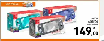 Spazio Conad Console Nintendo Switch Lite colori assortiti offerta