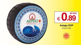 Asiago DOP