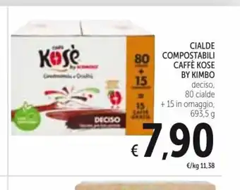 Spazio Conad Cialde Compostabili Caffè Kose By Kimbo offerta