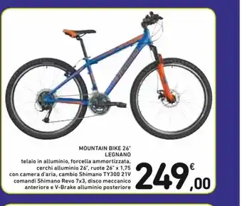 Spazio Conad Mountain Bike 24" Legnano offerta