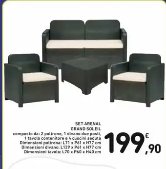 Set Arenal Grand Soleil