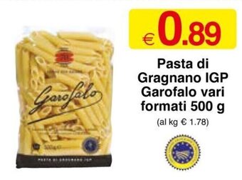 Sì con te Garofalo Pasta di Gragnano IGP vari formati 500 g offerta
