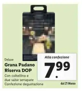 Lidl Deluxe Grana Padano Reserva DOP Alla confezione offerta