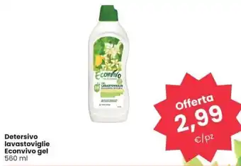 Eurospar Econvivo Gel Detersivo lavastoviglie 560 ml offerta
