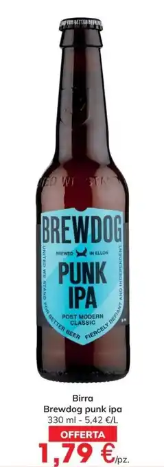 Eurospar Brewdog Punk IPA Birra 330ml offerta
