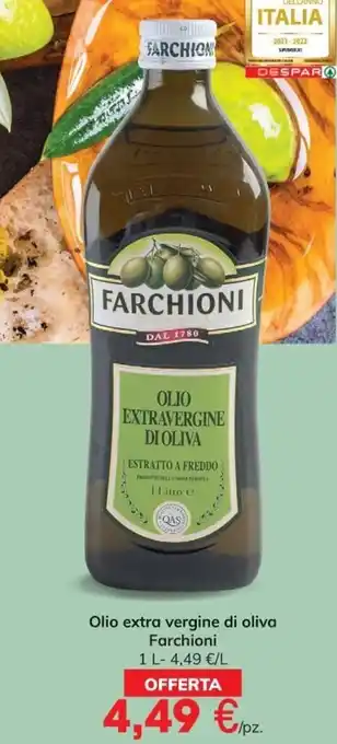 Eurospar Farchioni Olio Extra Vergine di Oliva 1L offerta