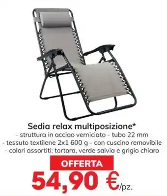 Eurospar Sedia relax multiposizione offerta
