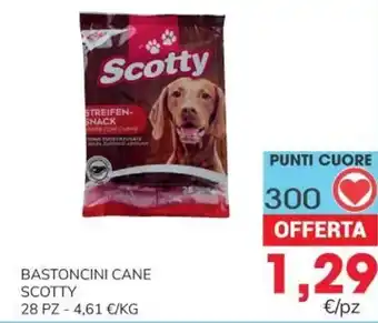 Eurospar Scotty Bastoncini Cane 28 pz offerta