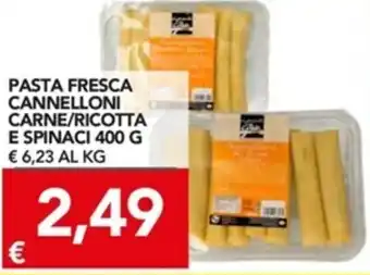 TuoDi Pasta Fresca Cannelloni Carne/Ricotta e Spinaci 400 g offerta