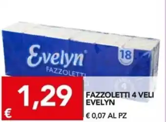 TuoDi Evelyn Fazzoletti 4 Veli offerta