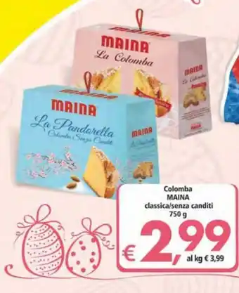 Maina Colomba classica/senza canditi 750 g