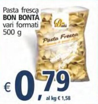 Alter Discount Bon Bontà Pasta fresca vari formati 500 g offerta