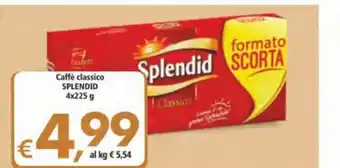 Alter Discount Caffè classico Splendid 4x225g offerta