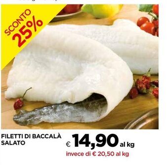 Unicoop Filetti Di Baccala Salato offerta