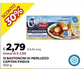 Unicoop 12 Bastonicini Di Merluzzo Capitan Findus 300g offerta