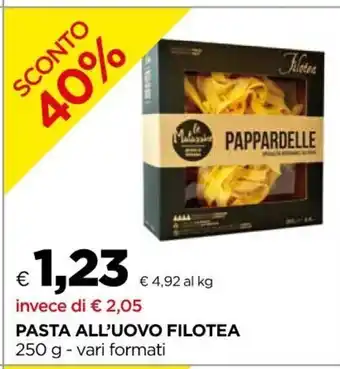 Unicoop Pasta All'Uovo Filotea 250g offerta