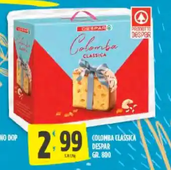 Despar Despar Colomba Classica 800 gr. offerta