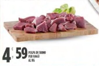 Despar Polpa di Suino per Ragù al kg offerta