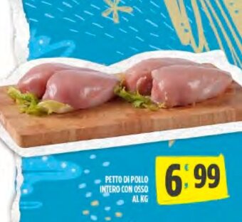 Despar Petto di Pollo Intero con Osso al kg offerta