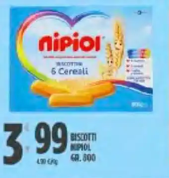 Despar Nipiol Biscotti 800 gr offerta