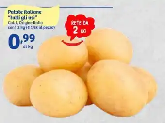 In'S Mercato Patate italiane "tutti gli usi" 2 kg offerta