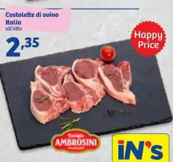 In'S Mercato Costolette di ovino Italia offerta