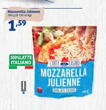 In'S Mercato L'Arte Casaro Mozzarella Julienne 200g offerta