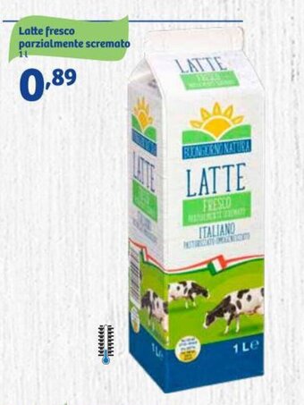In'S Mercato Latte fresco parzialmente scremato 1l offerta