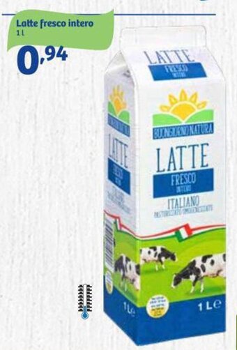 In'S Mercato Latte fresco intero 1l offerta