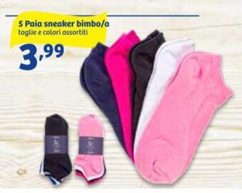 In'S Mercato 5 Paia sneaker bimbo/a offerta