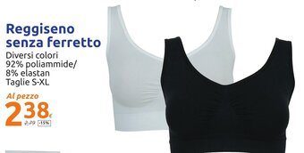 Reggiseno senza ferretto Taglie S-XL