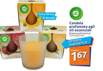 Air Wick Candela profumata agli oli essenziali 7,7x7,3x7,5 cm