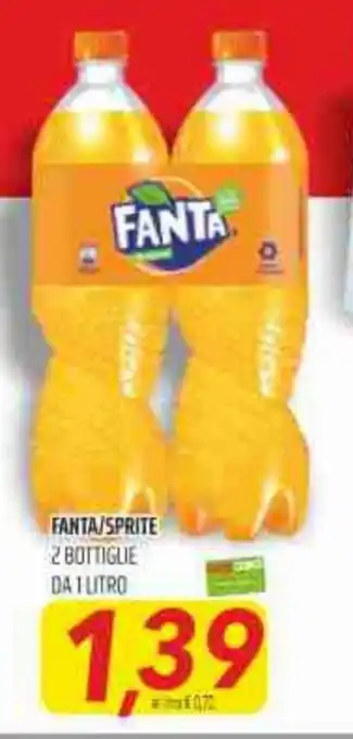 Coop Fanta/Sprite 2 Bottigue 1 litro offerta