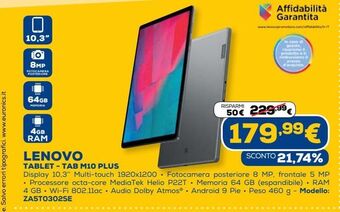 Lenovo tablet - tab m10 plus