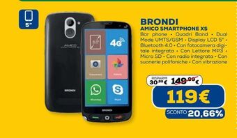 Brondi amico smartphone xs